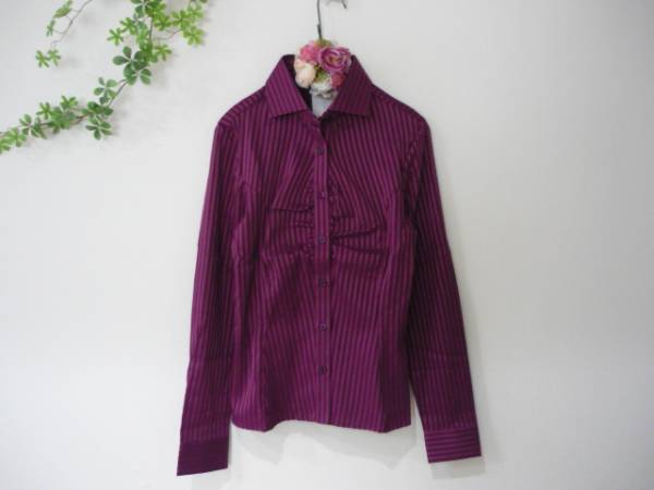 FW☆新品☆ナラカミーチェ☆ストライプシャツブラウス1 NARA