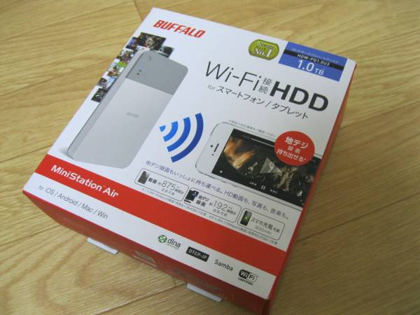 ◇BUFFALO Wi-Fi接続ポータブルHDD 1TB HDW-PD1.0U3◇ジャンク BUFFALO