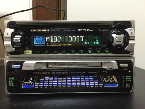 カロッツェリア DEH-P3300 MDS-P7000 スペアナ CD MD 動作OK