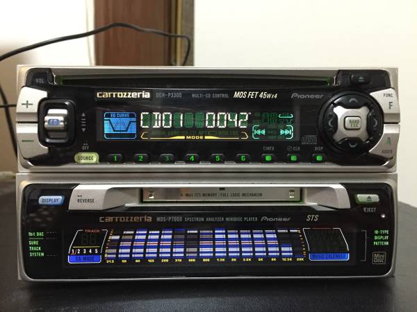 カロッツェリア DEH-P3300 MDS-P7000 スペアナ CD MD 動作OK