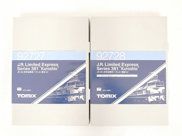 中古 TOMIX 92727/92728 JR 381系 くろしお 基本/増結 O1727064 0 1 JR