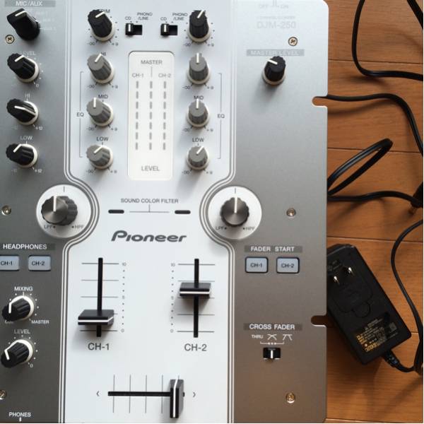 楽器・機材 PIONEER DJM-250-K DJミキサー 箱付き