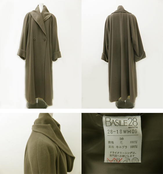 バジーレ basile28 コート BASILE28 バジーレ28 Precious Mild プレシャスマイルド ファッション通販