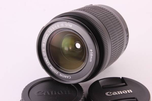 AB(良品)Canon キャノン EF-S 18-55mm F3.5-5.6 IS STM 中古 キャノン