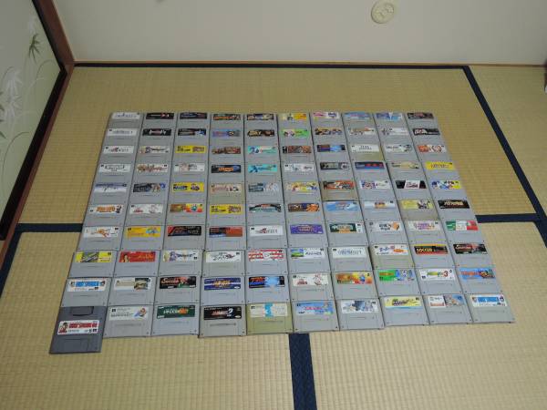 スーパーファミコンソフト 100本セット (ジャンク品) こ度はご覧頂き