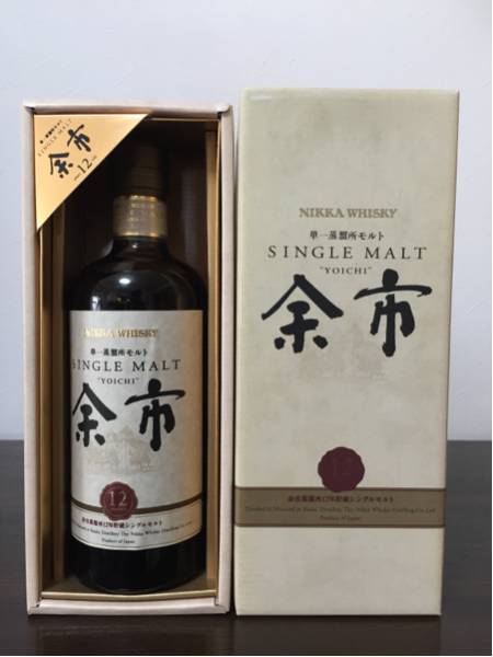 終売 レア ニッカ ウヰスキー 余市 12年 700ml 箱付 未開栓 ウイスキー