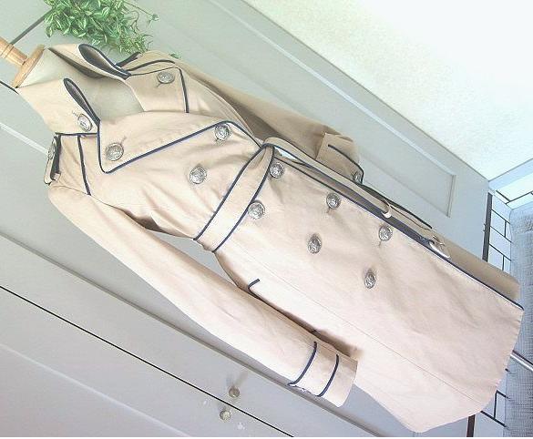 HAN AHN SOON ハンアンスン　トレンチコート パイピングデザイン