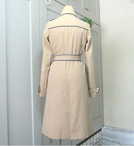 HAN AHN SOON ハンアンスン　トレンチコート パイピングデザイン