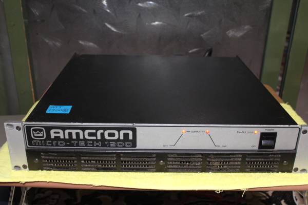 AMCRON micro-TECH 1200 パワーアンプ amcron/アムクロン】 パワーアンプ micro-tech1200 その4 AMCRON micro
