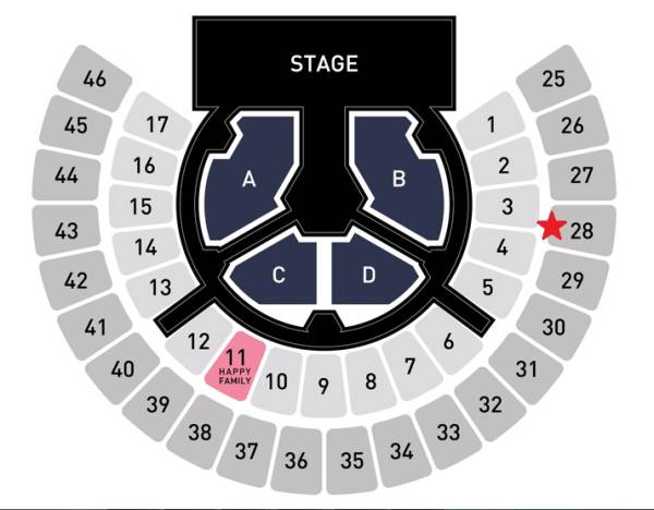 3/20★EXO★PLANET★CONCERT★SEOUL★28区　1列★1枚