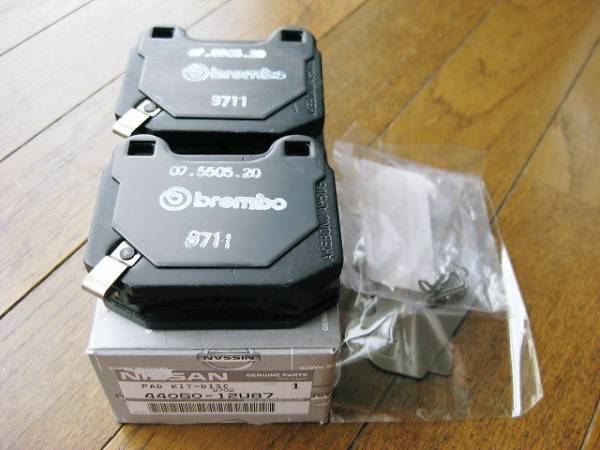 BNR32BCNR33BNR34ブレンボ用日産純正ブレーキパッド後