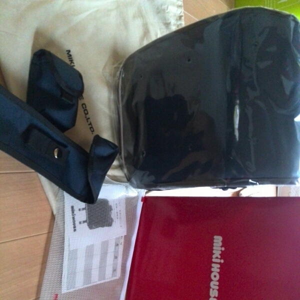 新品未使用！ミキハウス　ランドセル　スクールバック　紺色