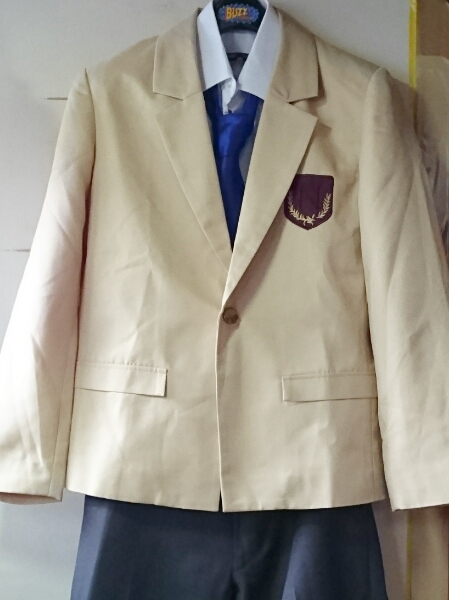 REBORN！アニメ版公式並盛中制服/S～M/美品/ツナ獄寺山本笹川他