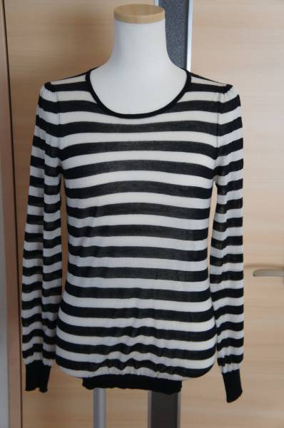 【 ドゥロワー 】Drawerシルクカシミヤのボーダーニット