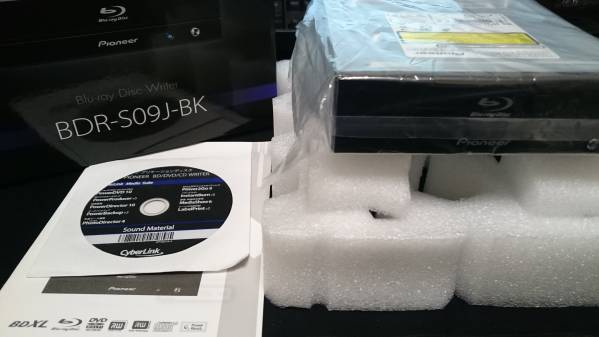 PIONEER製　内蔵型ブルーレイドライブ　BDR-S09JBK BDR-S09J-BK パイオニア PC用ドライブ Pioneer ラインアップ PC