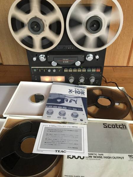 オープンリールデッキ ティアック X-10R 取説付き