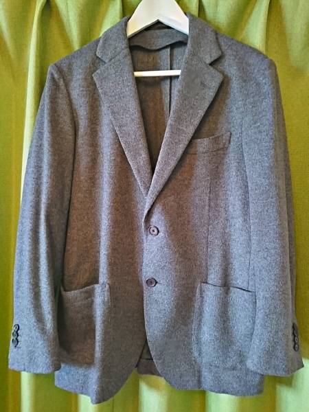 美品TOMORROWLAND カシミヤウールグレージャケット