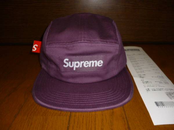 即決 紫 16ss 新作 Supreme Washed Chino Twill Camp Cap