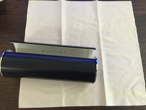 ブルガリ メガネケース 黒