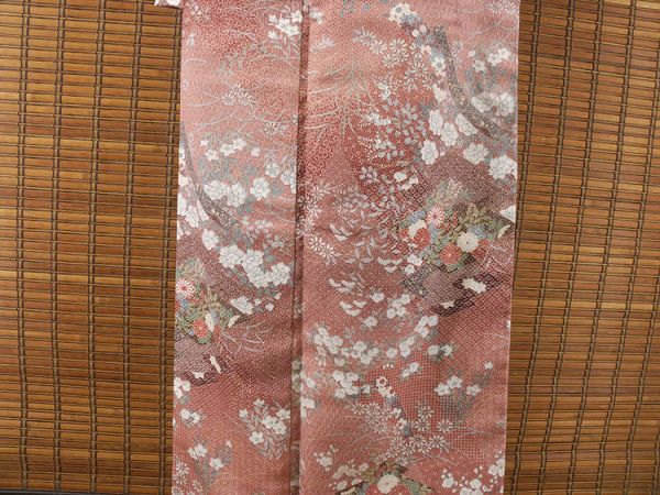 【よそおい】9085小紋　新古品　Ｌ寸　多彩な柄○即決送料無料