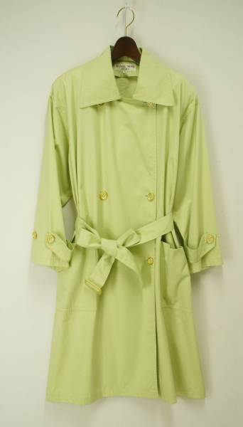 *ハナエモリ*綿混/ベルト付/トレンチコート/スプリングコート