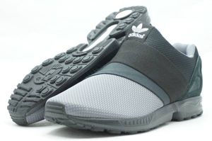 オリジナルOR LGR adidas ZX FLUX SLIP ON ゼットエックス スリッポン 黒×灰 US11