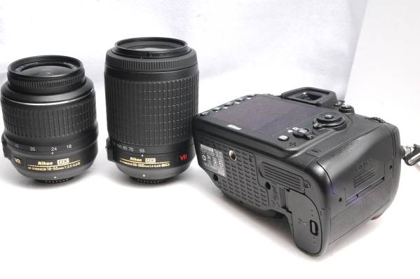 ☆極上品☆ニコン NIKON D7100 200mm VR ダブルレンズ 保証付 ☆極上