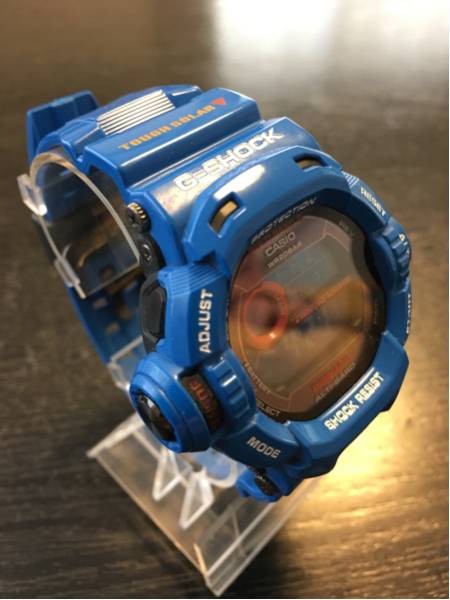 CASIO G-SHOCK GW-9200BLJ-2JF ブルー 電波ソーラー G-SHOCK GW-9200BLJ-2JF RISEMAN 数回使用 超美品 アクセサリー、時計