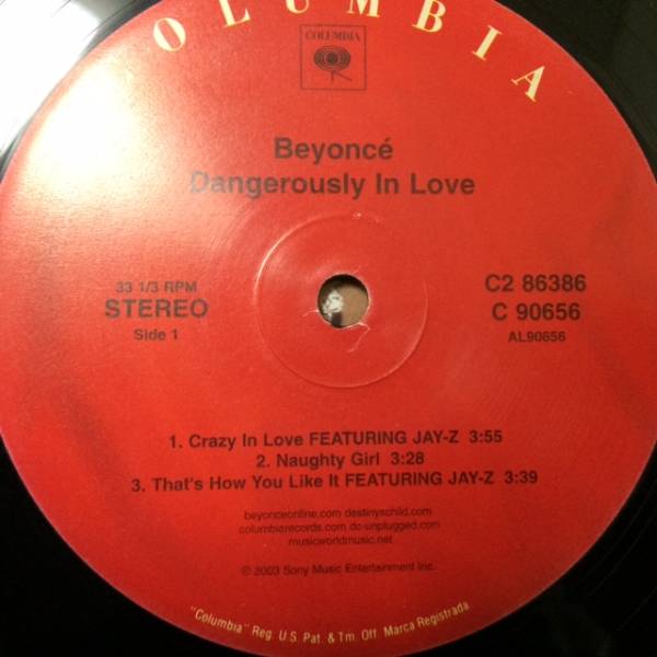 USオリジナル】Beyonce - Dangerously In Love(2LP)