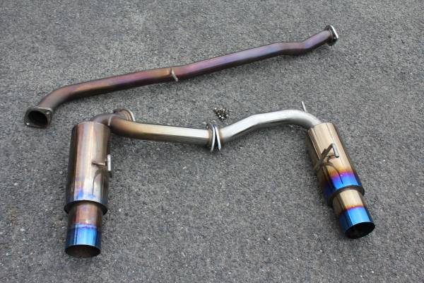 Z33フェアレディZ社外製砲弾型フルステンマフラーセンター付中間