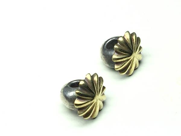 ゴローズ goro's 希少 金アポロ コンチョ ビーズ 2個セット