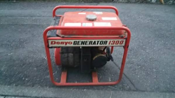 デンヨー パワー1300発電機 ジャンク品