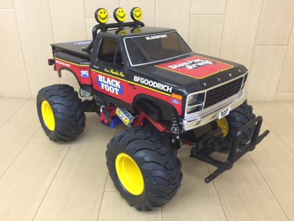 ○M【TAMIYA/タミヤ】1/10電動RC ブラックフット BLACK FOOT