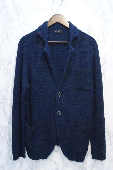 バーニーズニューヨーク春夏16SSニットジャケットL バーニーズ NEW 