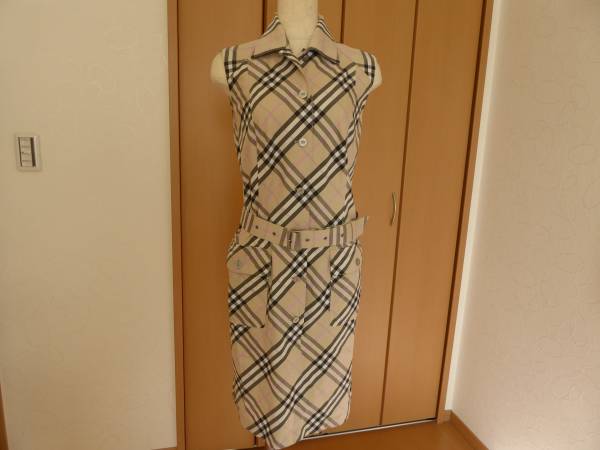 美品　ノバチェック柄バーバリー　ワンピース　38　上品です