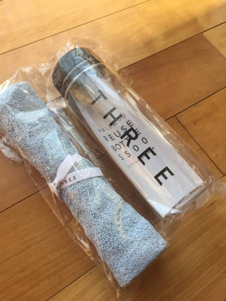 ◆非売品・THREEノベルティリユースボトル・未使用未開封新品◆