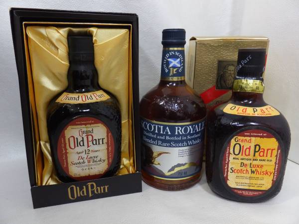 ◇芳醇【ウイスキーおまとめ】OLD　PARR12年　SCOTIA　ROYALE等