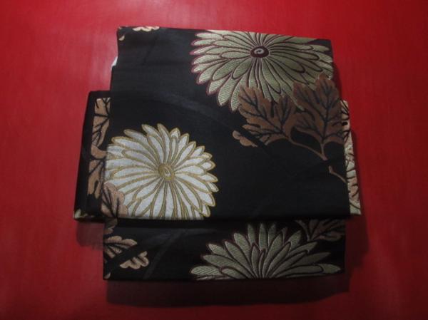 ★着物10★ 1円 化繊 糸菊 付帯 ☆☆