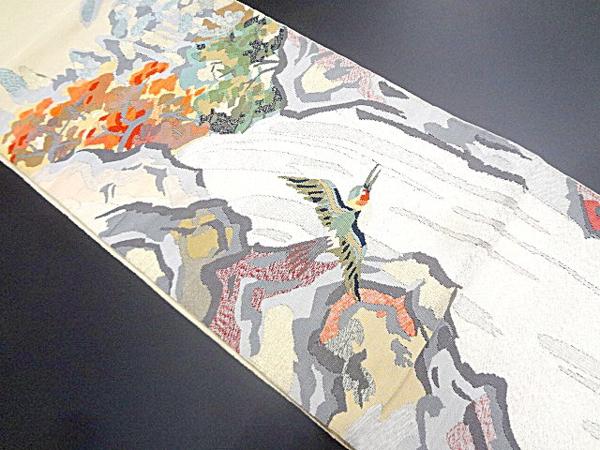 袋帯 特選西陣手織り爪掻き本綴れ袋帯 本つづれ織元・白龍庵勝山 帯 
