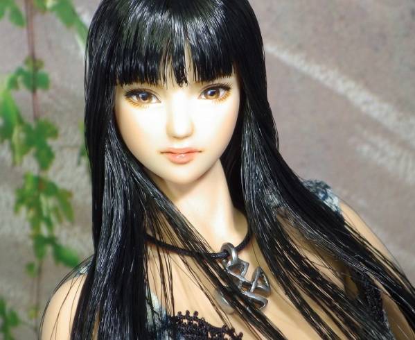 紫珠雨◆1/6カスタムヘッド 『愛月-あづき』 クールガールにも