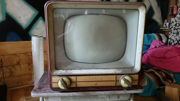 昭和レトロ 東芝 真空管 テレビ　14ET