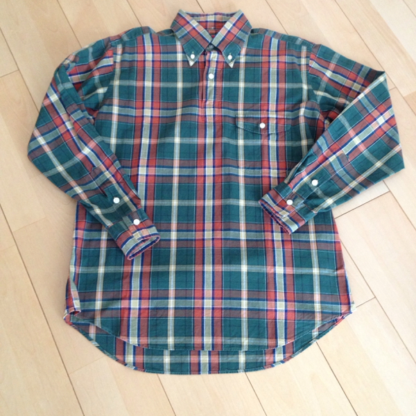 EVISU プルオーバーBDチェック長袖シャツ 40