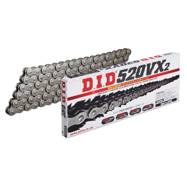 DIDチェーン 520VX2 130 GB CBX XJR CBR FTR NSR VTZ TZR ZXR