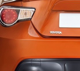 トヨタ86 ZN6 TOYOTA GT86 EURリヤエンブレムTOYOTA