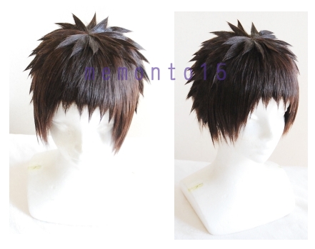 茶ブラウン耐熱ウィッグ/薄桜鬼SSL・山崎烝/コスプレ衣装 コスプレ