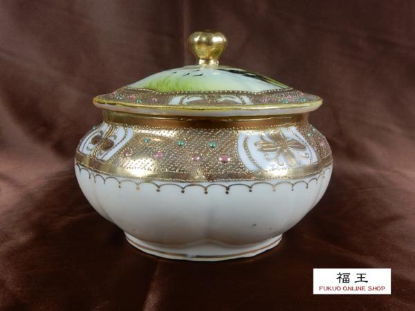 オールドノリタケ メープルリーフ印 初期オールドノリタケ 風景柄 金盛