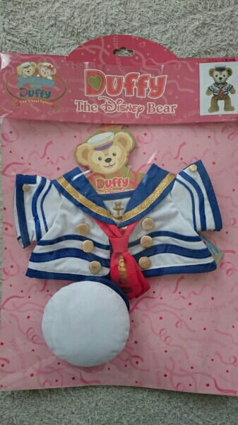 新品 未開封 ダッフィー コスチューム セーラー 水平 Sサイズ