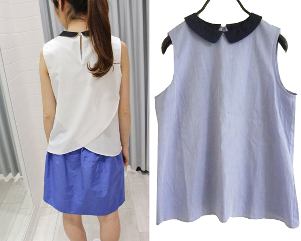 定1.3万◆2014年 IENA イエナ◆2wayノースリーブブラウスシャツ