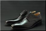 ★新品匠の靴 外羽根プレントウ- マッケイ ハンドメイド 26 黒