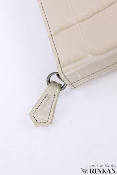 ゼルパリ/ZELE-PARIS クロコダイルラウンド レザー長財布【99】